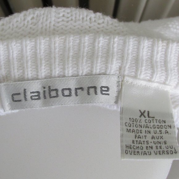 Vintage 90s Men's Sweater by Claiborne - Picture 4 of 4